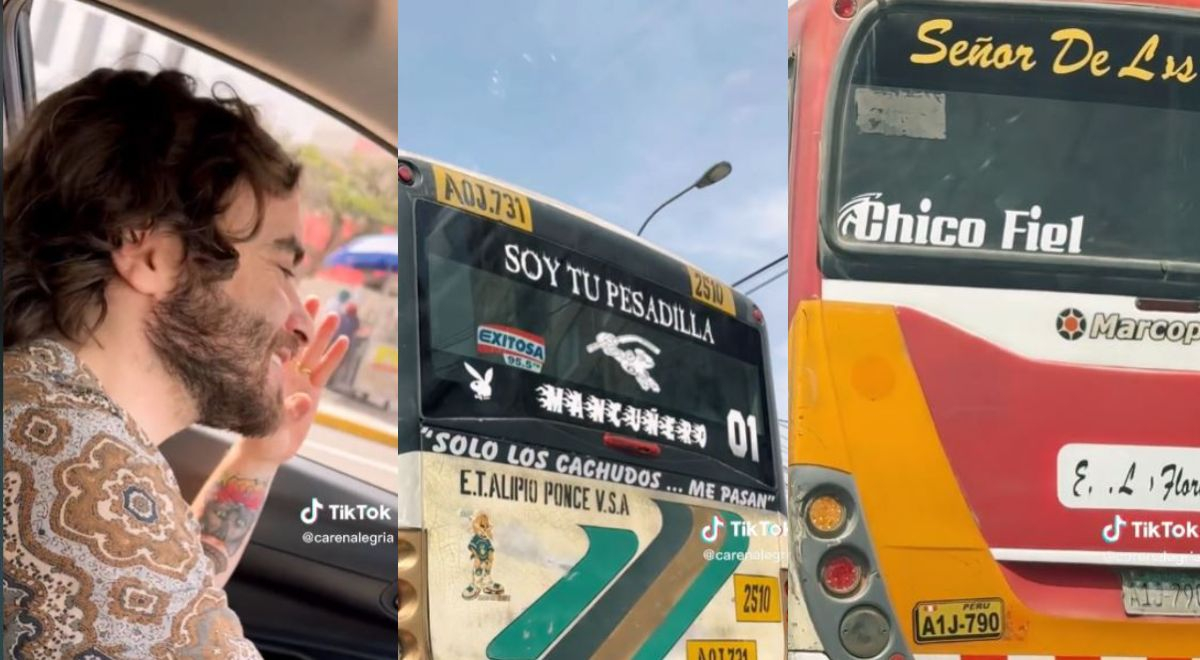 Francés no quiere adelantar a bus en Perú por curiosa frase: “Solo los cachu… me pasan”