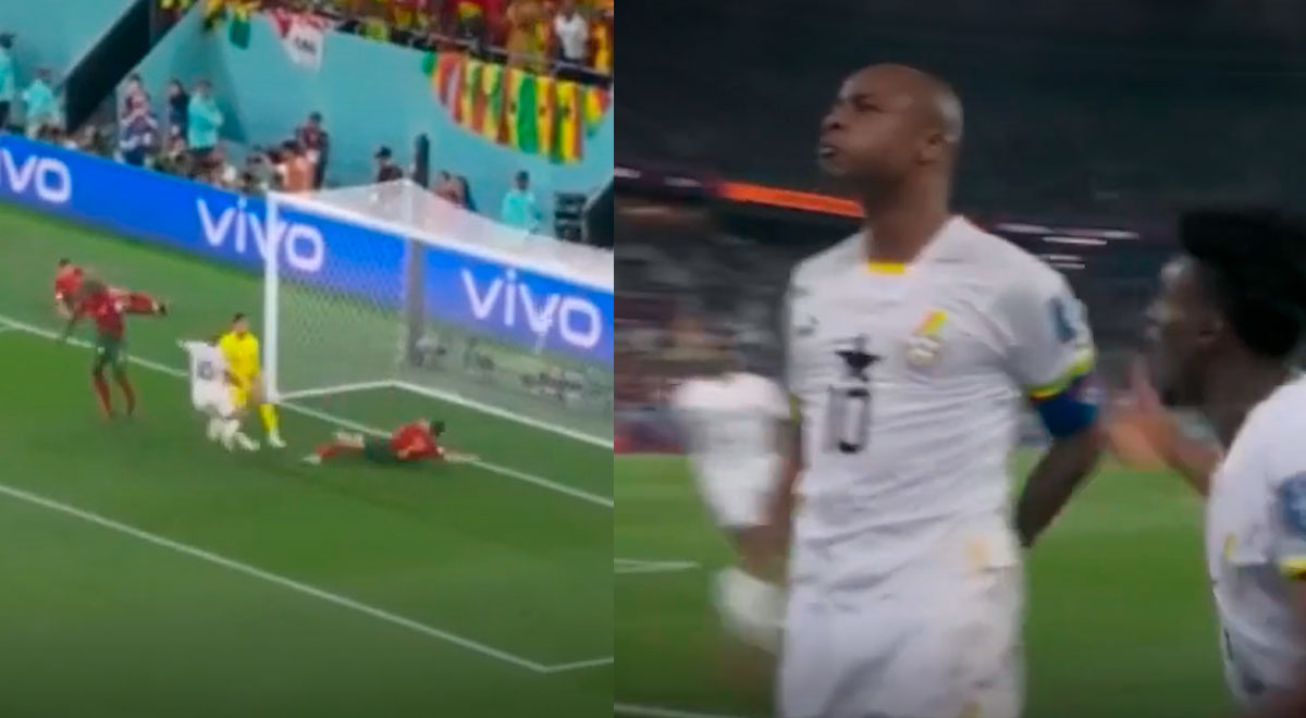 André Ayew aprovechó la euforia de Portugal y anotó el empate para Ghana