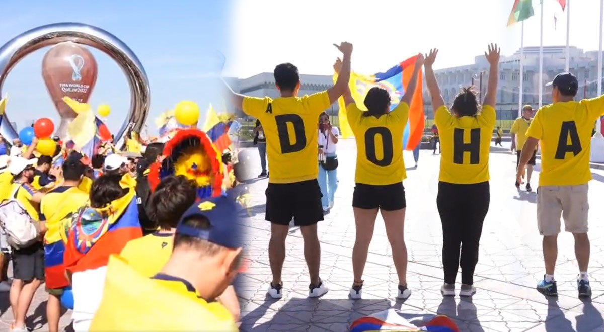 Hinchas ecuatorianos se ilusionan a poco del duelo ante Países Bajos: 