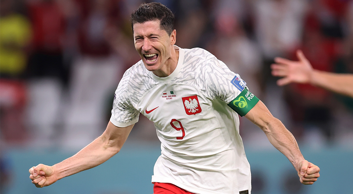 Polonia ganó 2-0 Arabia Saudita con importante gol de Robert Lewandowski en Qatar 2022