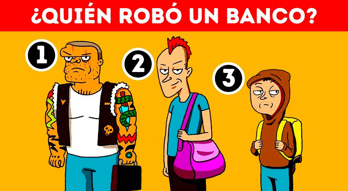 Quién robo un banco Solo un verdadero GENIO es capaz de superar este