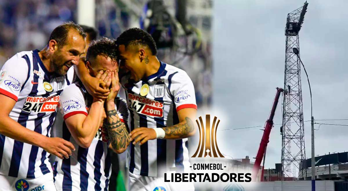 Alianza Lima inició cambio de luces en Matute para usar su estadio en Libertadores 