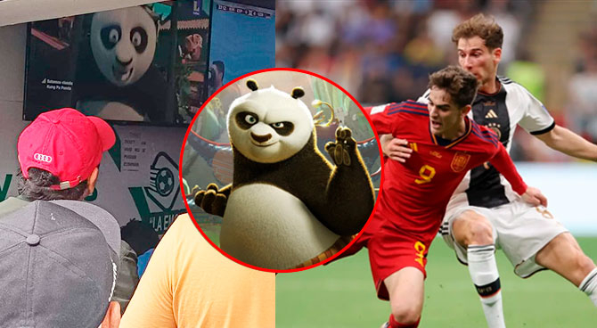 Peruano va a casa de apuestas por el España vs. Alemania y termina viendo Kung fu Panda