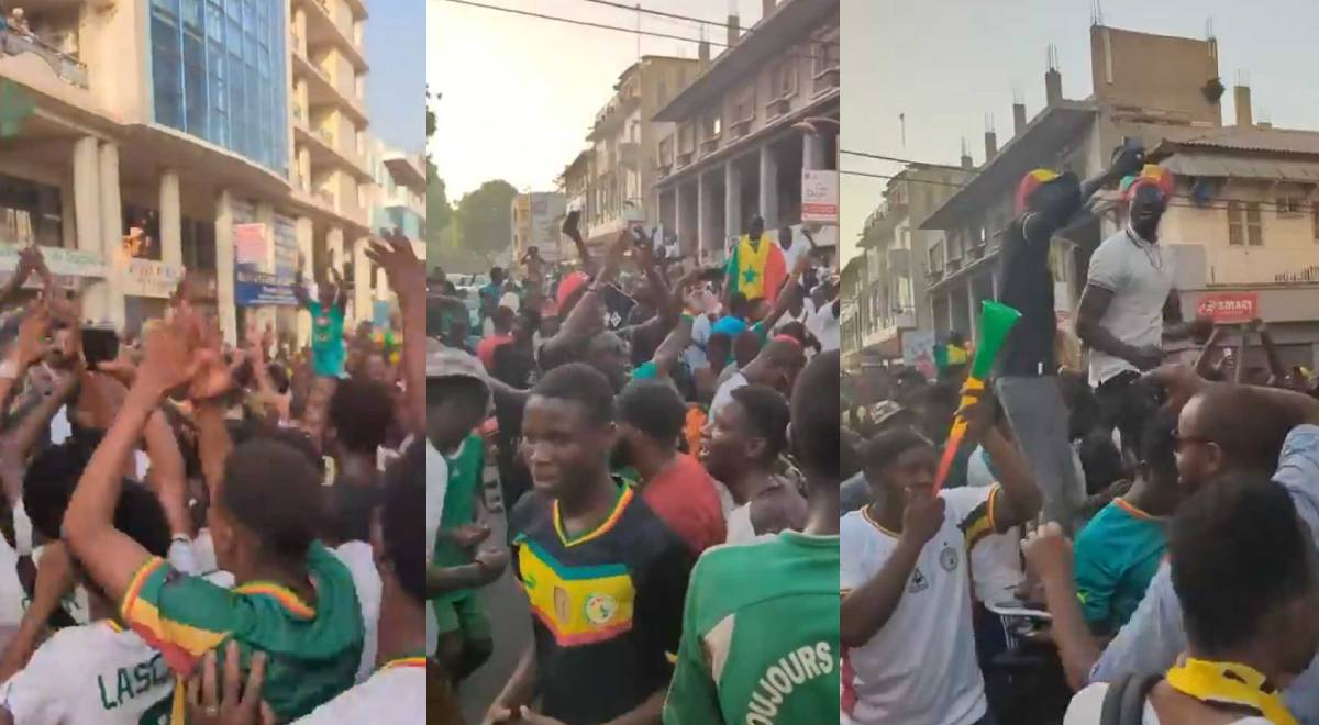 Senegaleses invaden calles tras clasificar a octavos en Qatar 2022: Dakar fue una fiesta