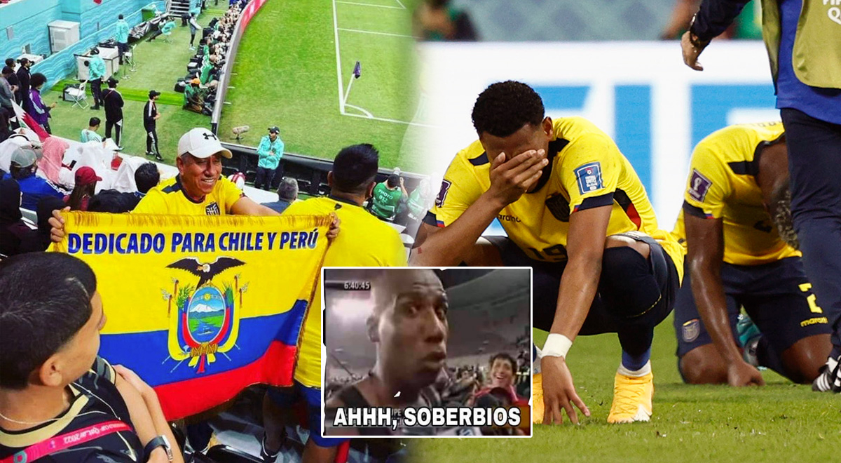 Hincha ecuatoriano tuvo soberbio mensaje, pero fue eliminado del Mundial Qatar 2022