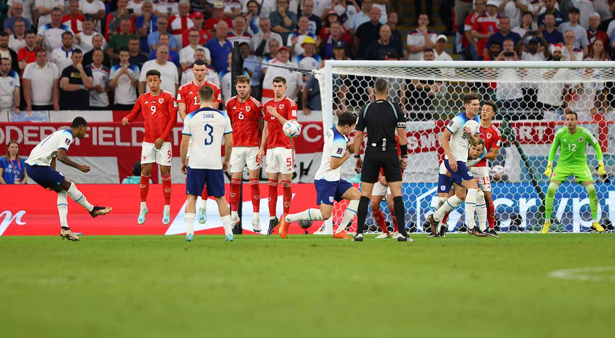 Inglaterra goleó 3-0 a Gales y se metió a los octavos de final del Mundial de Qatar