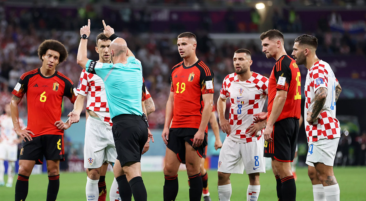 What was the result of Croatia vs Belgium in the Qatar 2022 World Cup?