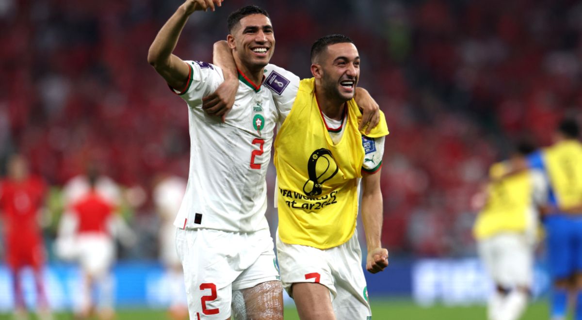 Marruecos pasó a octavos como líder del Grupo F del Mundial Qatar 2022