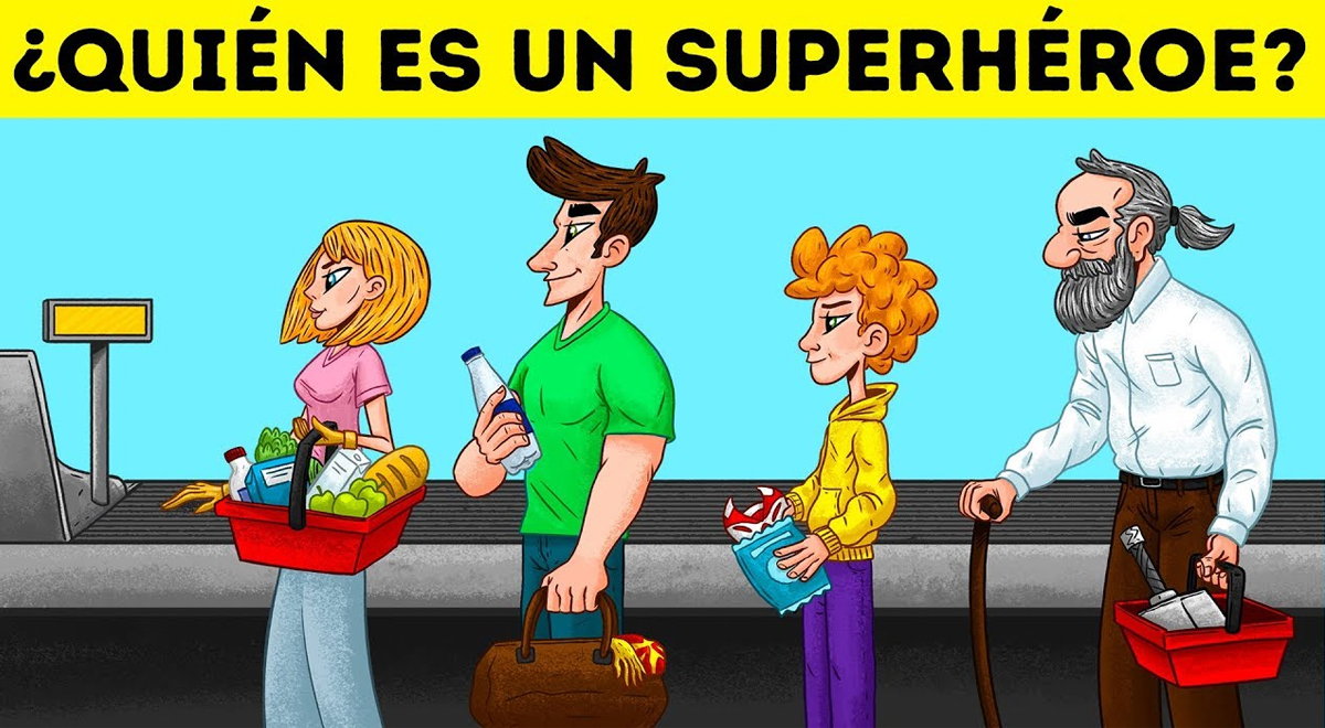 ¿Quién es un superhéroe? El 95% de personas FALLÓ este complicado acertijo visual