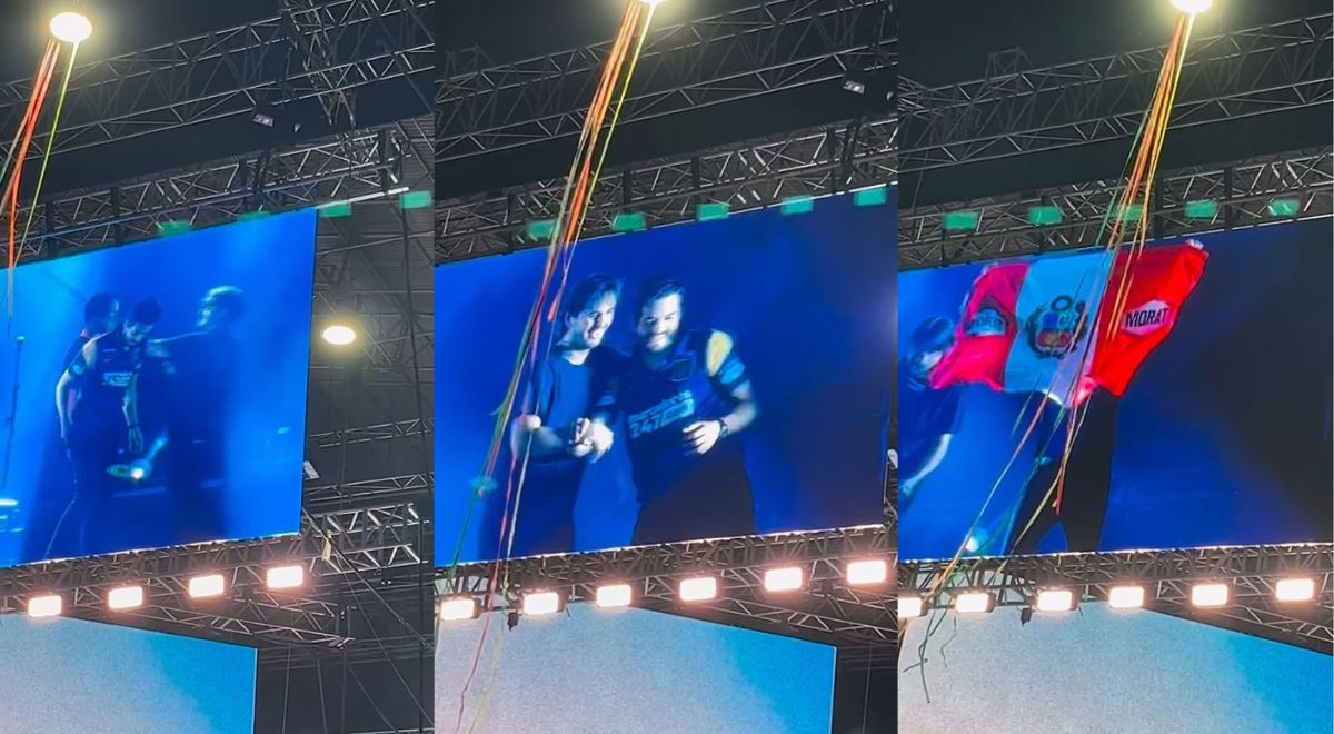 Vocalista de Morat se puso camiseta de Alianza Lima en pleno concierto y causó furor