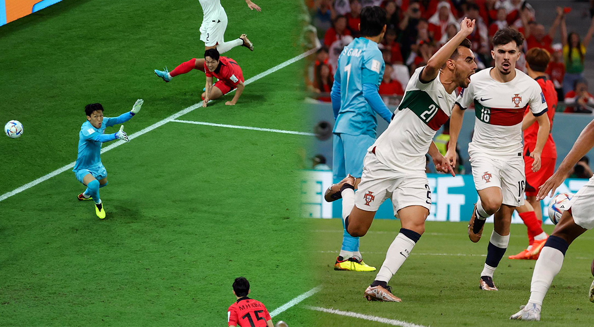 Portugal anota gol de vestuario ante Corea del Sur tras potente remate de Ricardo Horta