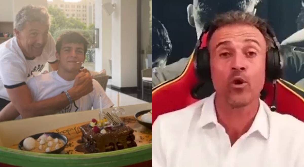 Luis Enrique, Spain's coach, celebrated his son's birthday at a Peruvian restaurant: 