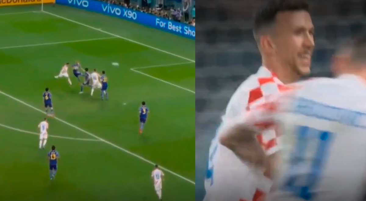 De candela: Ivan Perisic anota el 1-1 para Croacia con un certero cabezazo