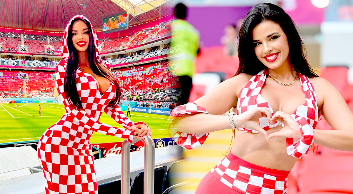 ¿Quién es Ivana Knöll, la hincha croata que causa sensación en el Mundial Qatar 2022?
