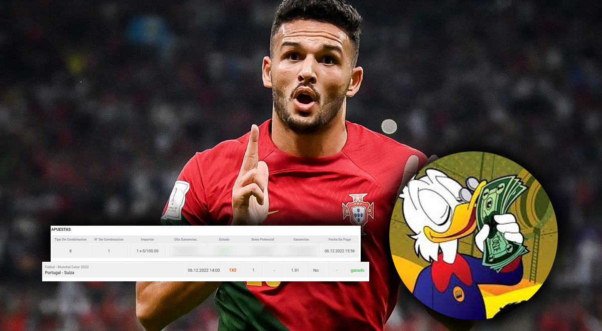 Peruano solo necesitó apostar 100 soles a Portugal y ahora es 'millonario' como 'Mc Pato'