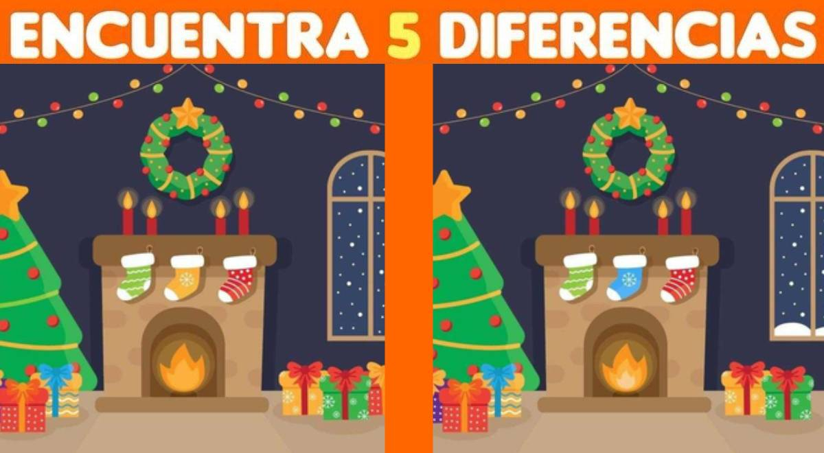 Solo un verdadero 'Grinch' no vería las 5 diferencias: Saca tu espíritu navideño y supera el reto