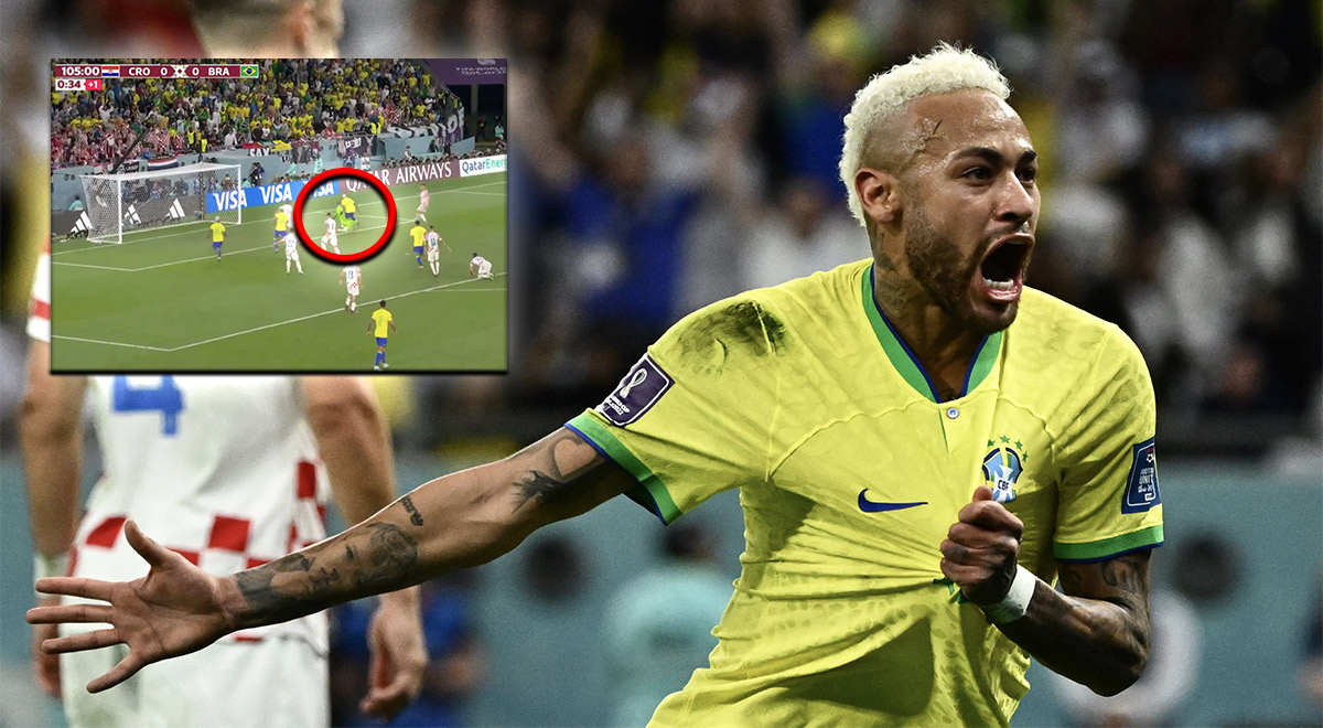 ¡Sueña Brasil! Neymar pone el 1-0 sobre Croacia en tiempo extra de Qatar 2022 