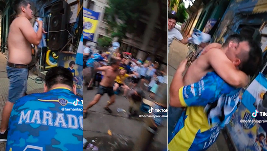Lautaro converts the last penalty for Argentina and the neighborhood of 'La Boca' exploded with joy.