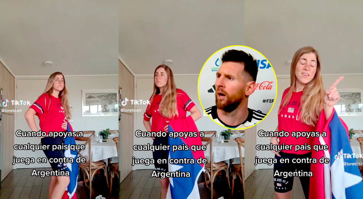 Chilena desata controversia al revelar que apoya a los equipos que se enfrenten a Argentina