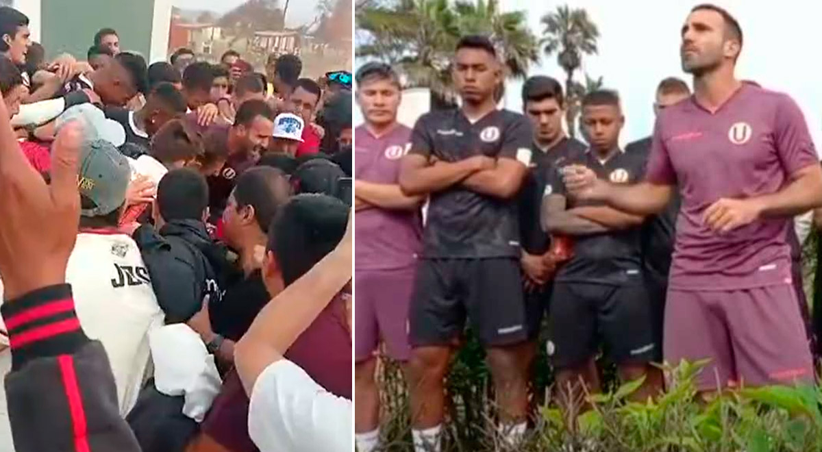 Un solo puño 'merengue': hinchas y jugadores de Universitario suman fuerzas en Campo Mar