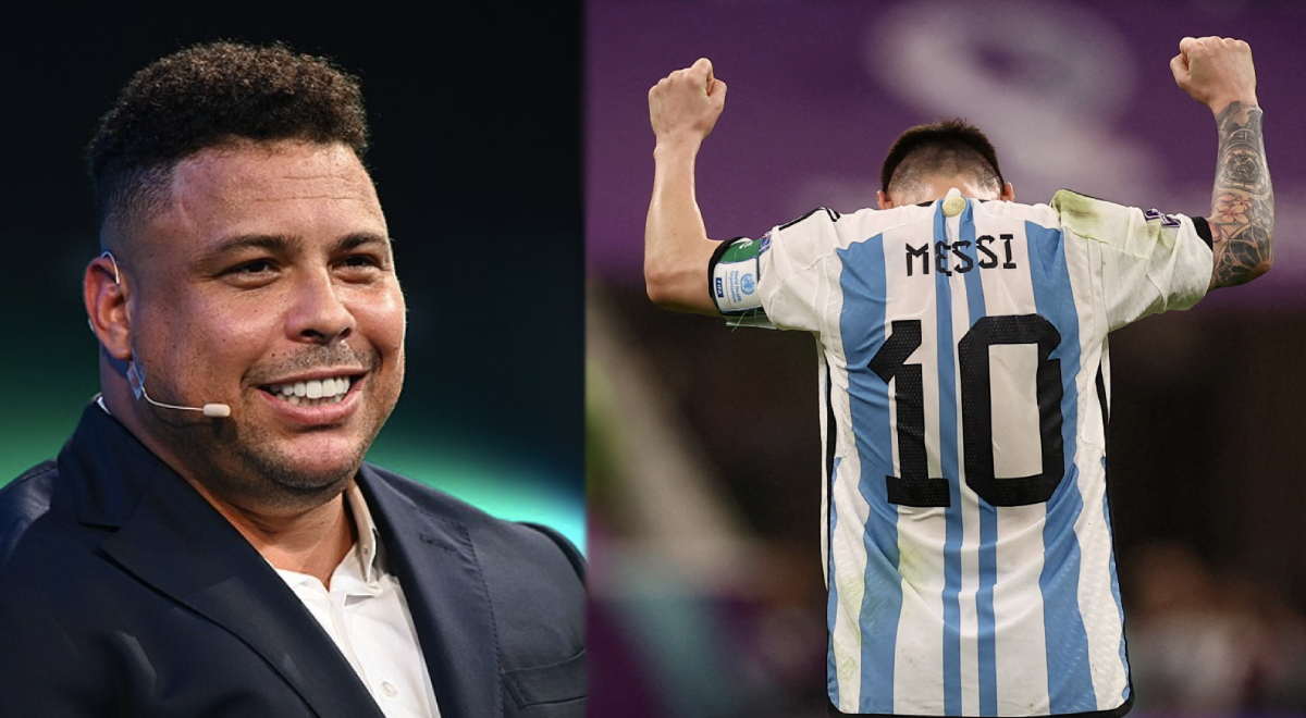 Ronaldo Nazario se rinde ante Messi y la Argentina: 