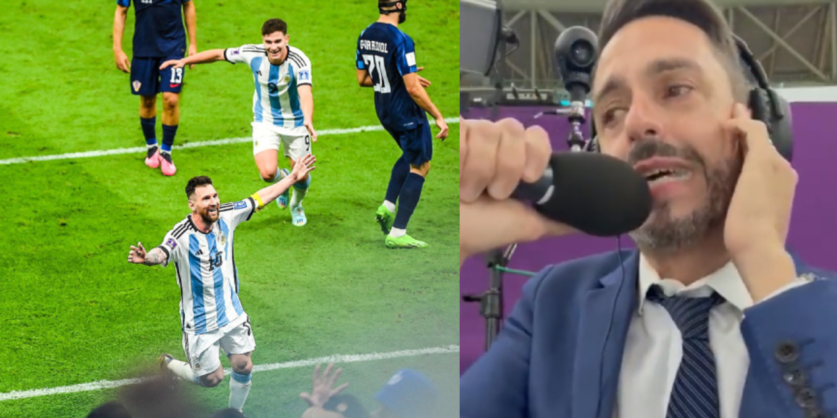 The moving story of an Argentine journalist after qualifying for the final of the 2022 Qatar World Cup.
