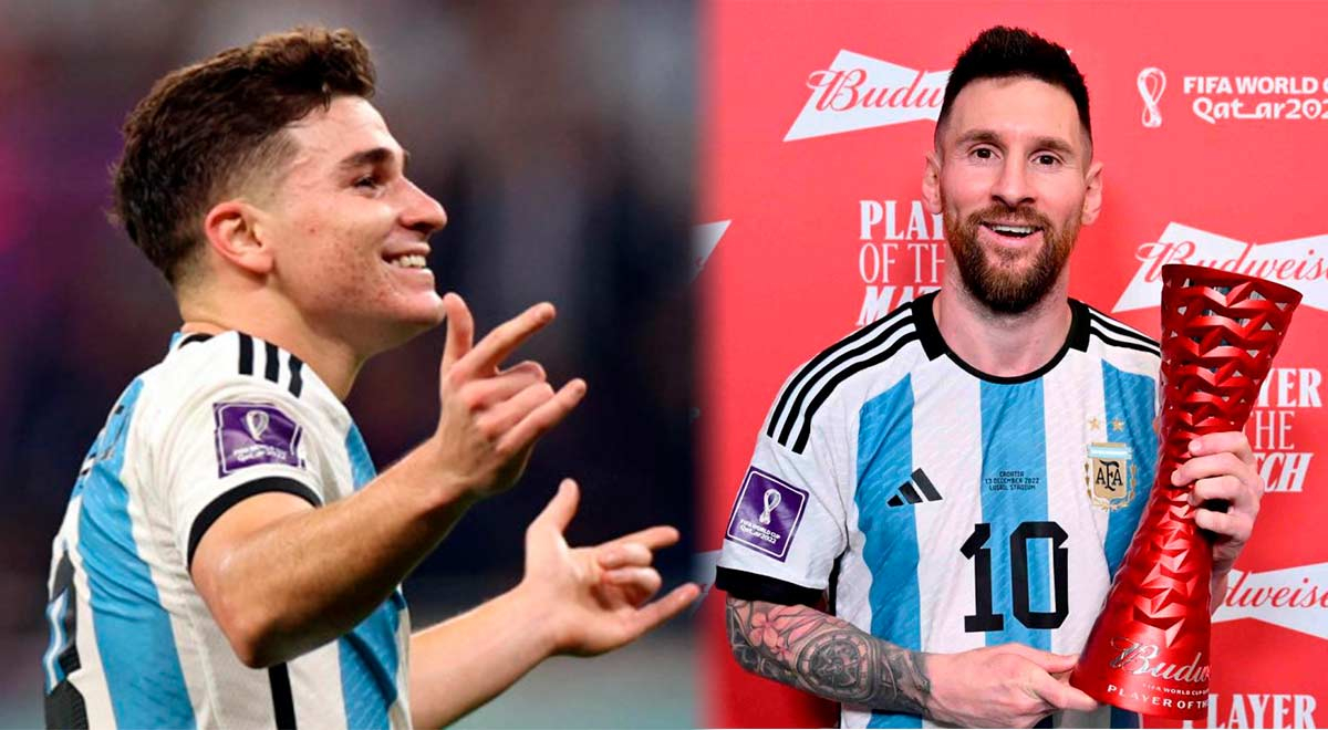 Messi volvió a mostrar su humildad en el Mundial al ceder el premio MVP a Julián Álvarez