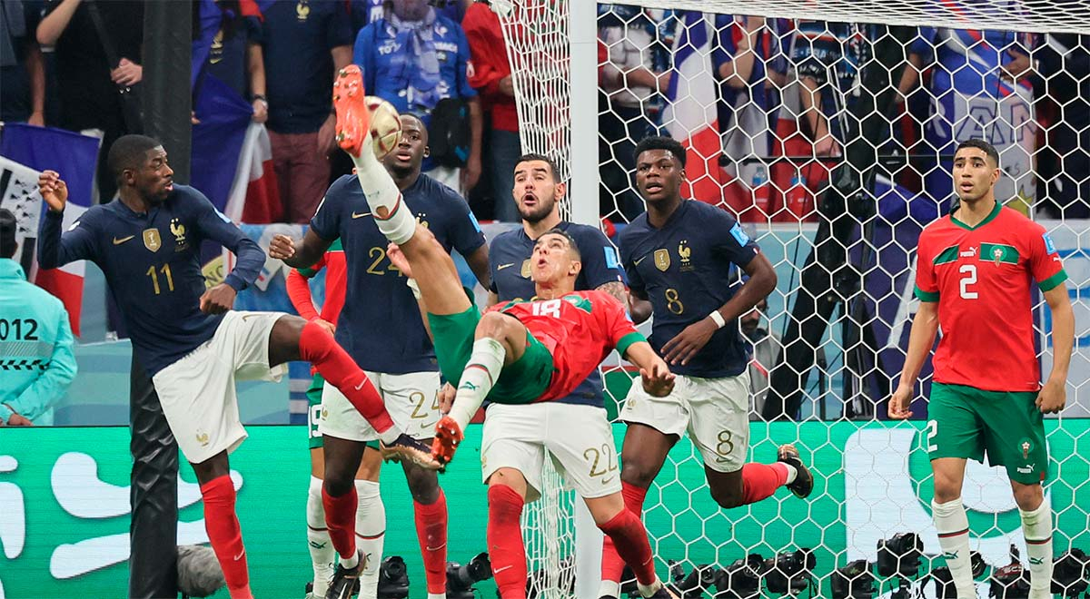 ¡Era el gol del Mundial! Tremenda chalaca de El Yamiq que atajó magníficamente Lloris