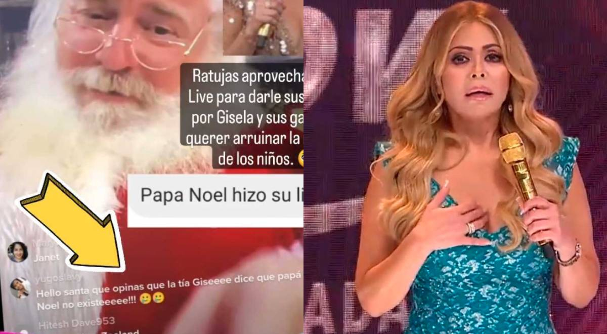 Santa Claus 'responde' a Gisela Valcárcel por su mensaje en chocolatada: 