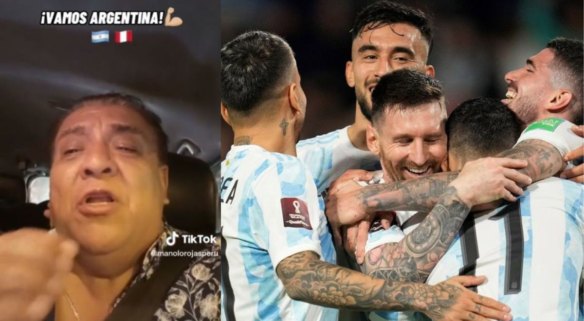 Manolo Rojas apoya a Argentina en Qatar e imita frase de Lionel Messi: 