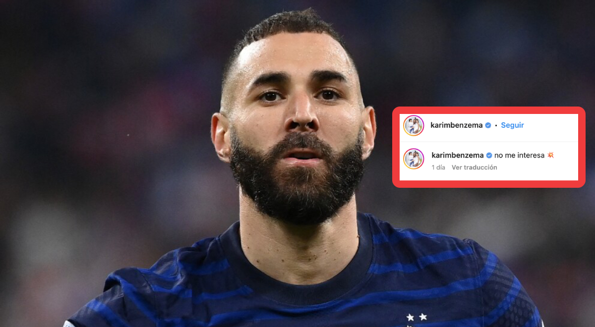 Benzema responded to Didier Deschamps and left a controversial message before the Qatar 2022 final.