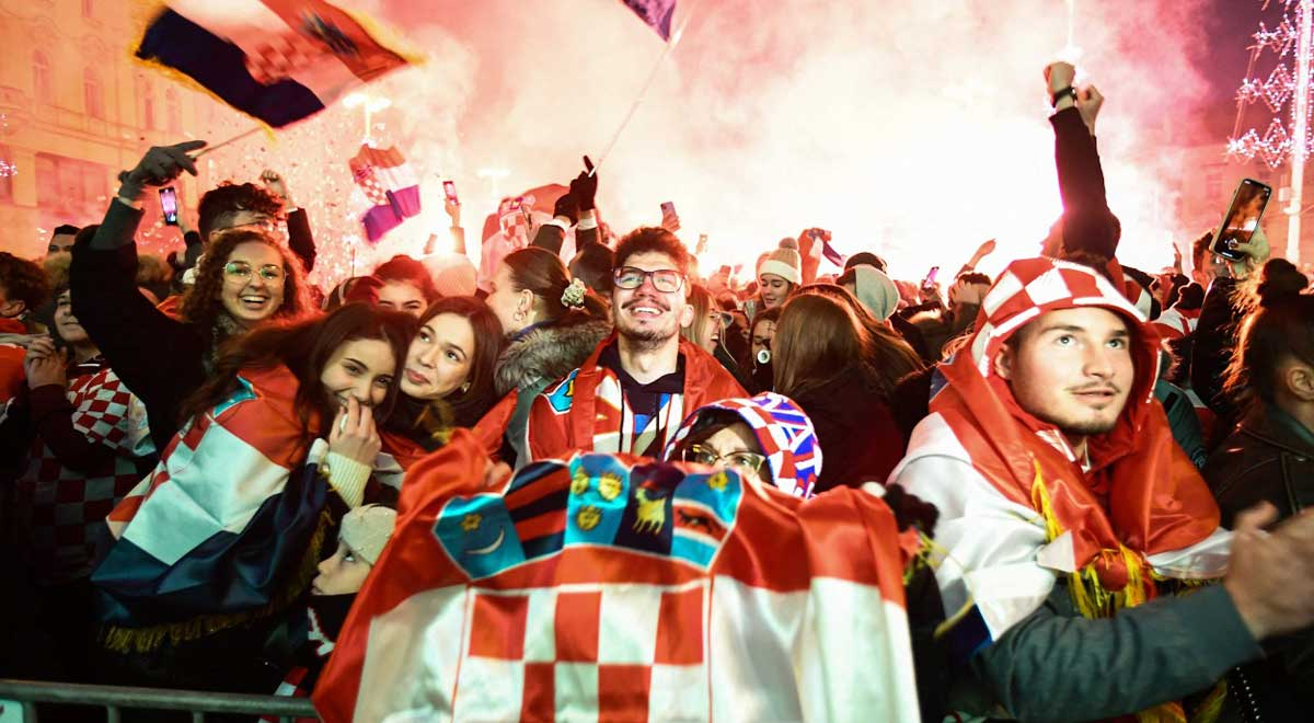 ¡Locura! Así celebraron hinchas croatas el tercer lugar en el Mundial Qatar 2022