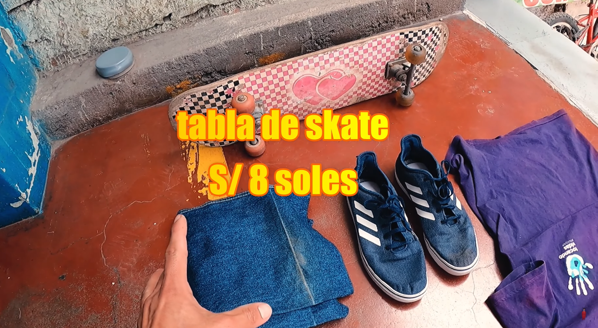 Va a la 'Cachina' de Huaycán y demuestra que con 5 dólares puede armar su outfit 'skater'
