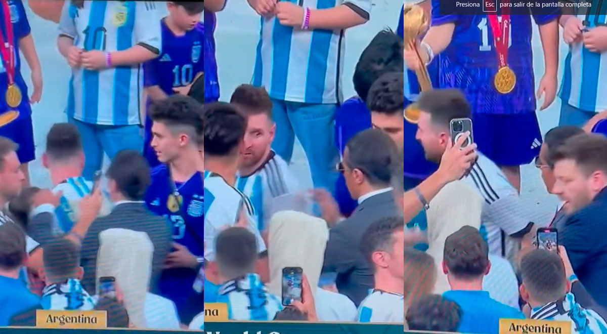 Chelf Salt Bae insistió a Messi para tomarse una foto y la 'Pulga' no le hizo caso