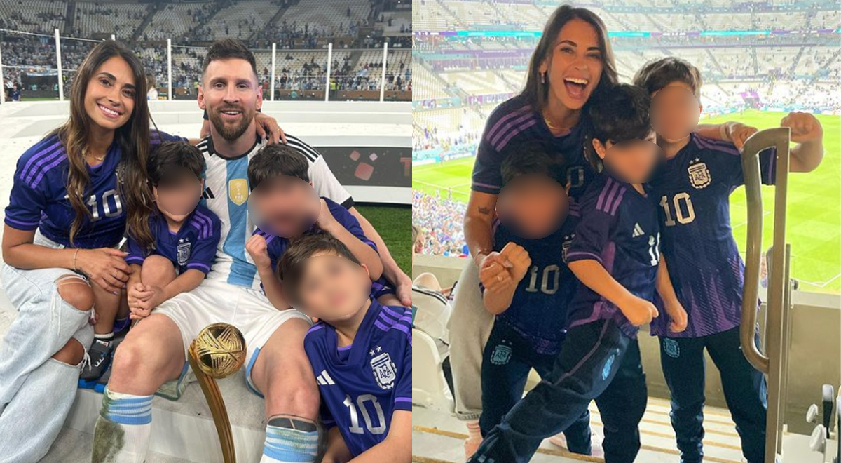 Hijos de Messi realizan 'singular' travesura cuando Argentina levantaba la copa del Mundo