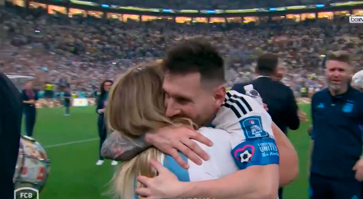 ¿Quién es Antonia Farías, la mujer que recibió el abrazo más emotivo de Lionel Messi?