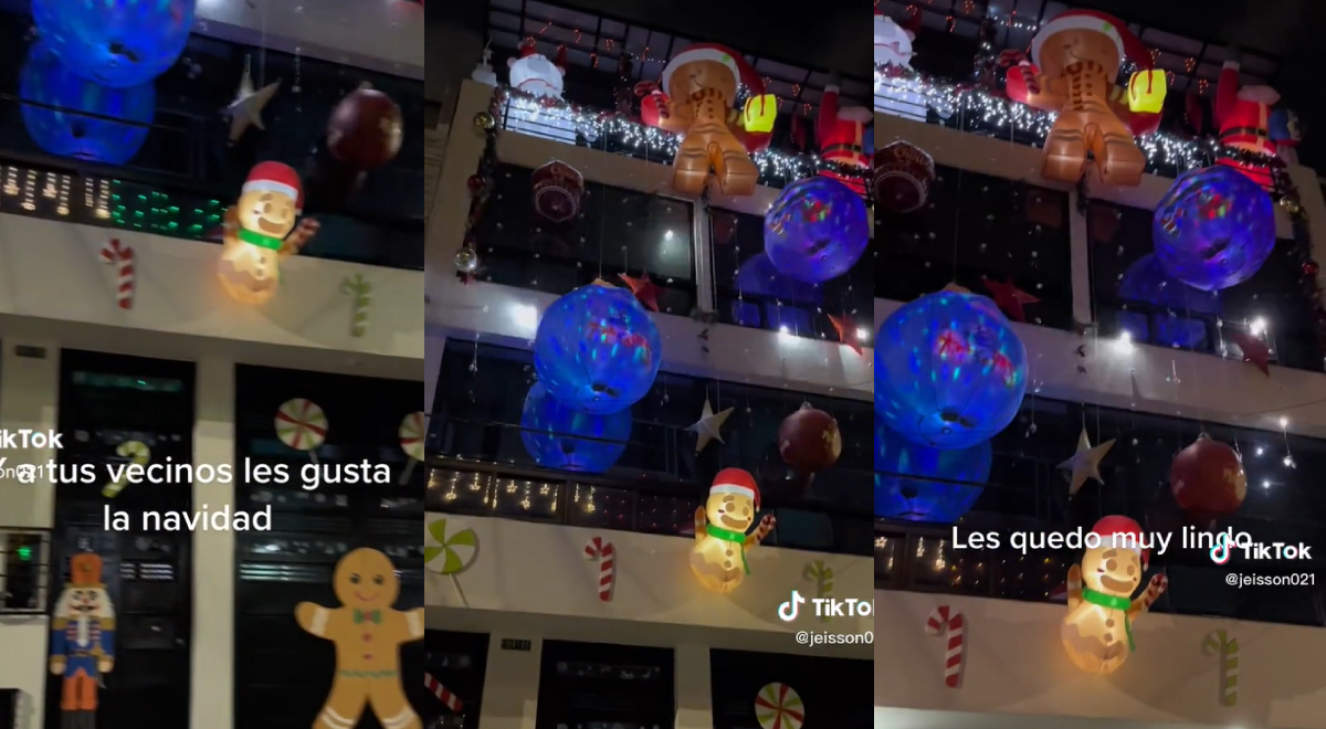 TikTok: Familia con espíritu navideño nivel 'Dios' adorna su casa y es la sensación del barrio