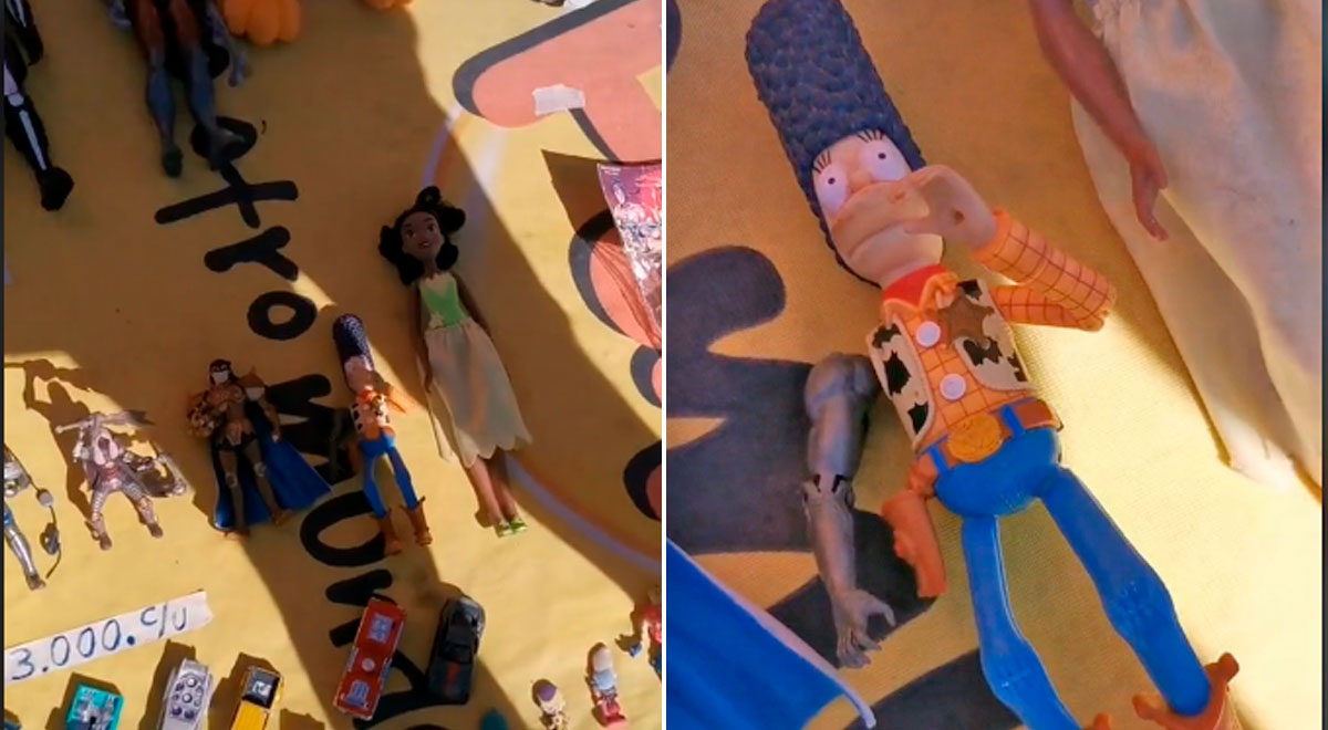 ¿Regalo de Navidad? Halla 'muñeco mutante': cuerpo de Woody, cabeza de Marge y brazo de gárgola