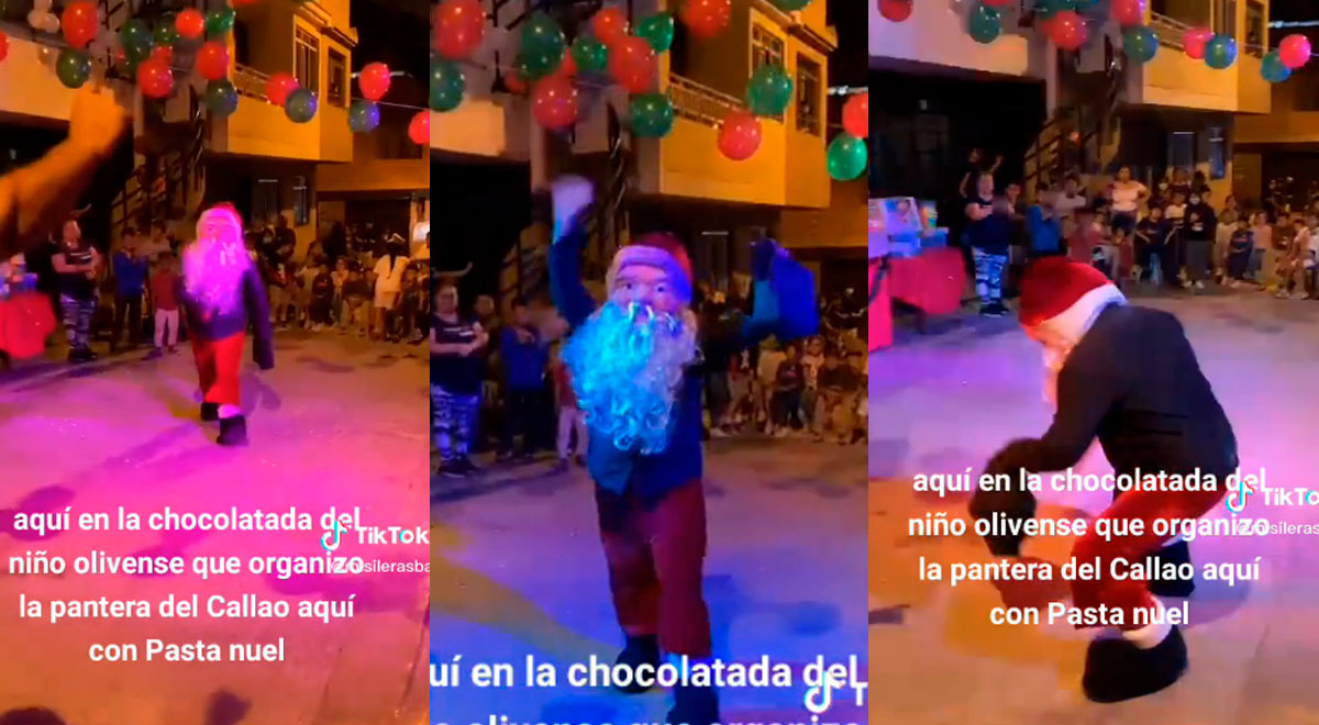 'Pantera del Callao' organiza chocolatada e invita a 'Pasta Noel' a animar el show