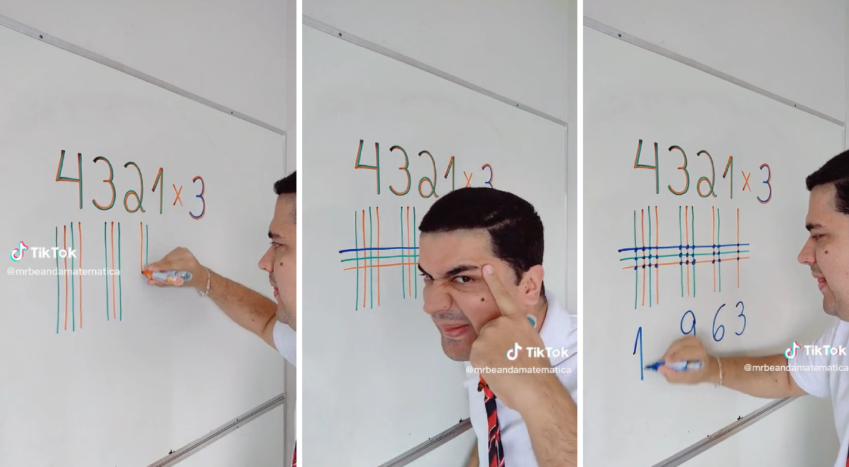 'Mr. Bean' de Matemáticas sorprende con peculiar método para resolver multiplicaciones largas