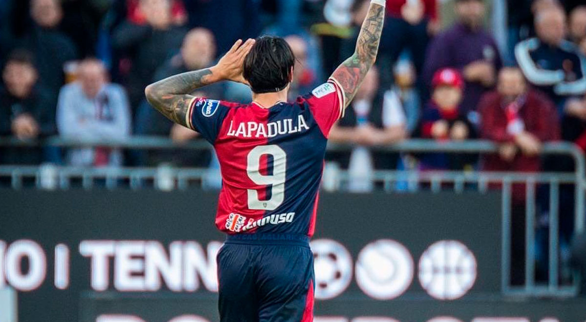 Gianluca Lapadula dejó singular post tras volver a anotar con Cagliari en la Serie B de Italia