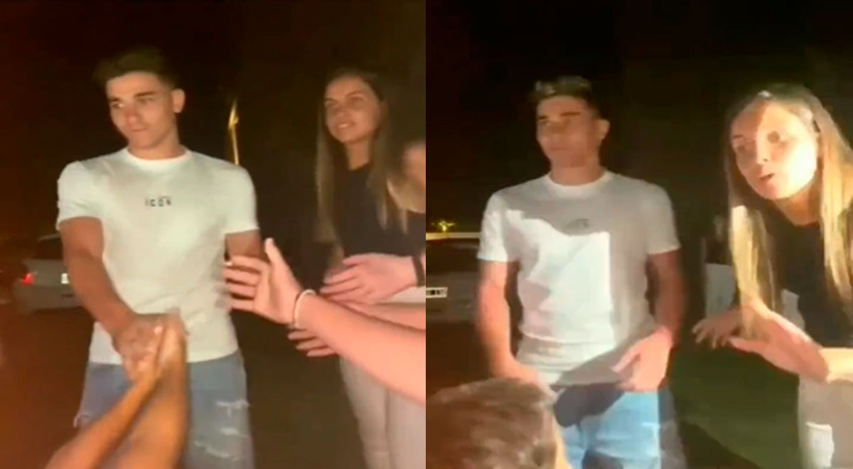 Novia de Julián Álvarez es criticada en redes por no dejar que el jugador se tome fotos con niños