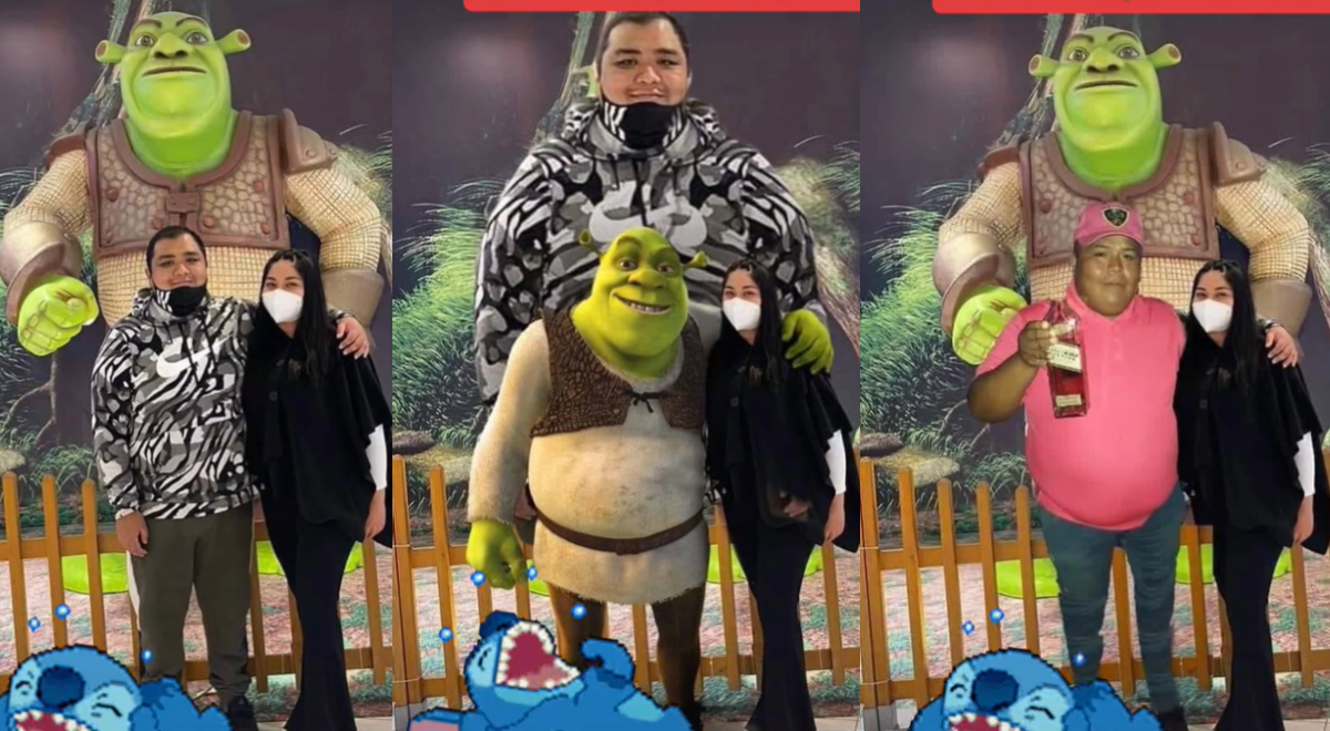 Pide que retiren a Shrek de su foto y es troleado con ediciones hasta de 'Mayimbú'