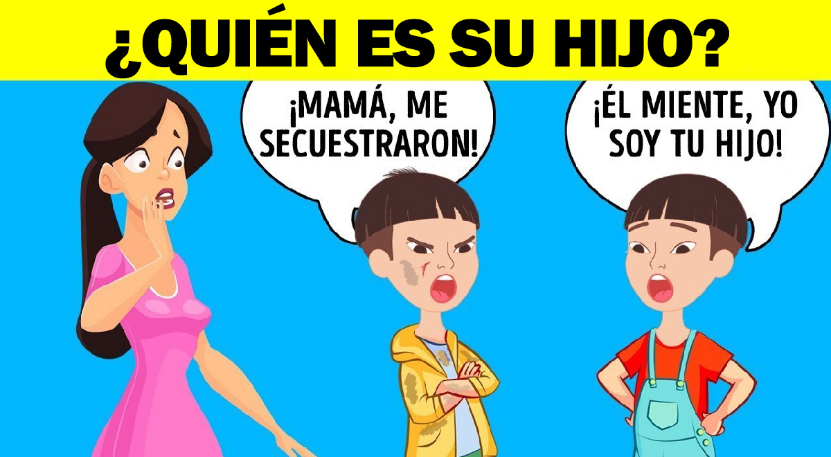 ¿Quién es su verdadero hijo? Solo tienes una oportunidad para superar este acertijo EXTREMO