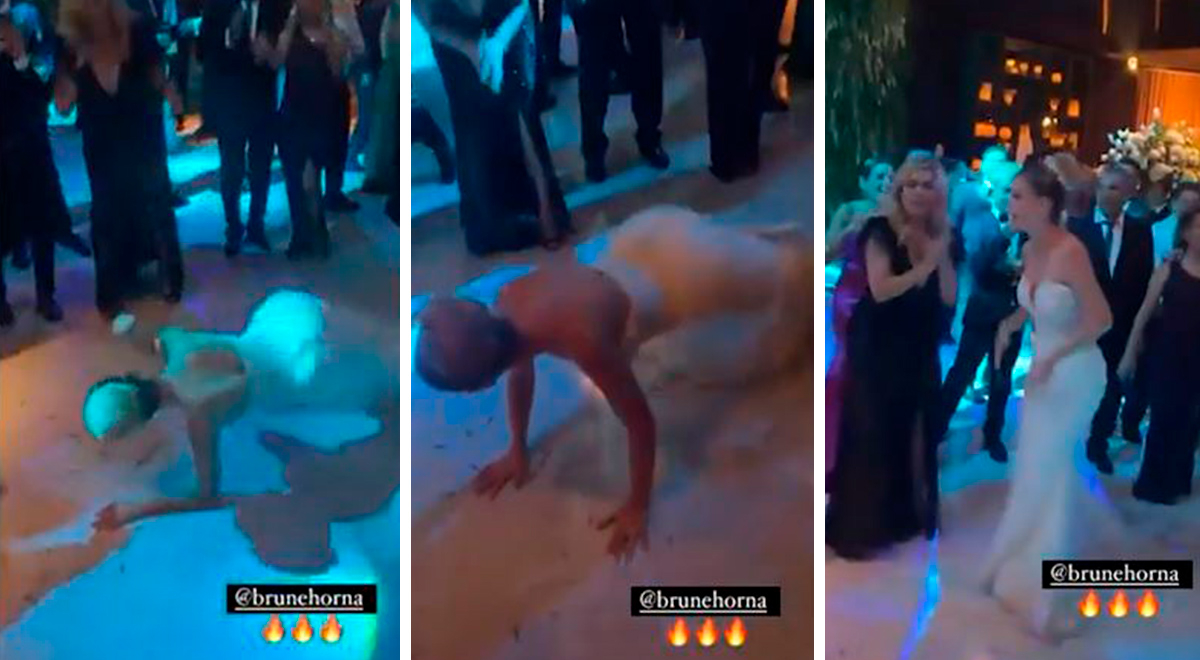 Brunella Horna saca los “pasos prohibidos” durante su boda al mismo estilo de Anitta
