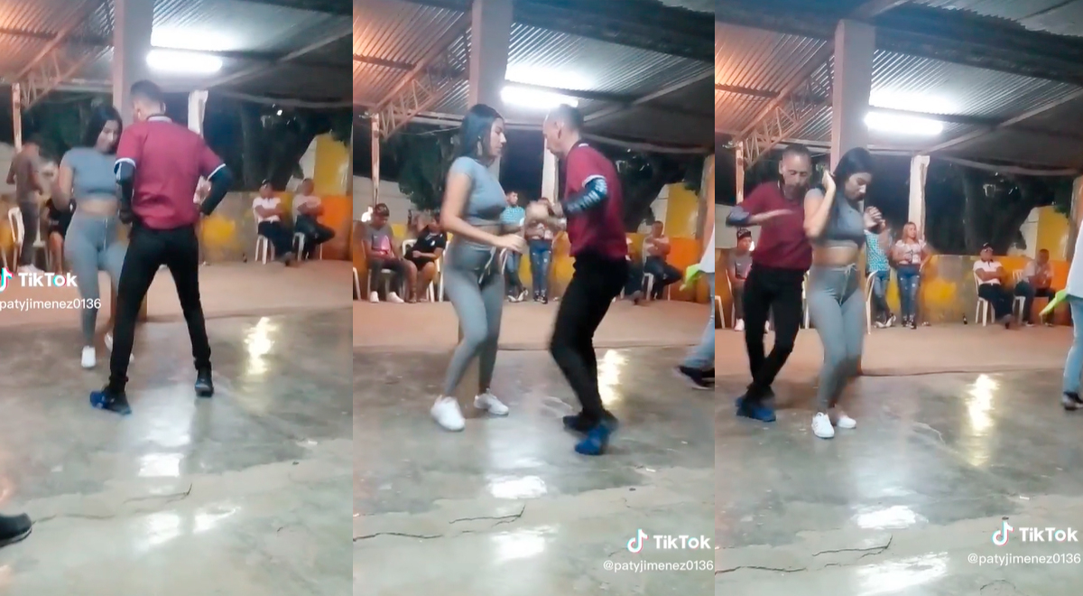 Venezolana 'destruye' a hombre que la sacó a bailar y luce singulares pasos de su país