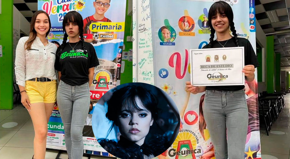 'Merlina de Ica', la joven peruana quien se hizo viral por su parecido con Jenna Ortega