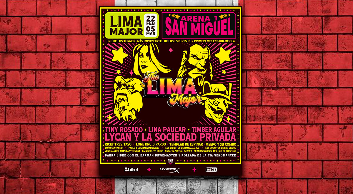 Lima Major 2023: Tiny Rosado, Lina Paucar, and Timber Aguilar will participate in the event.