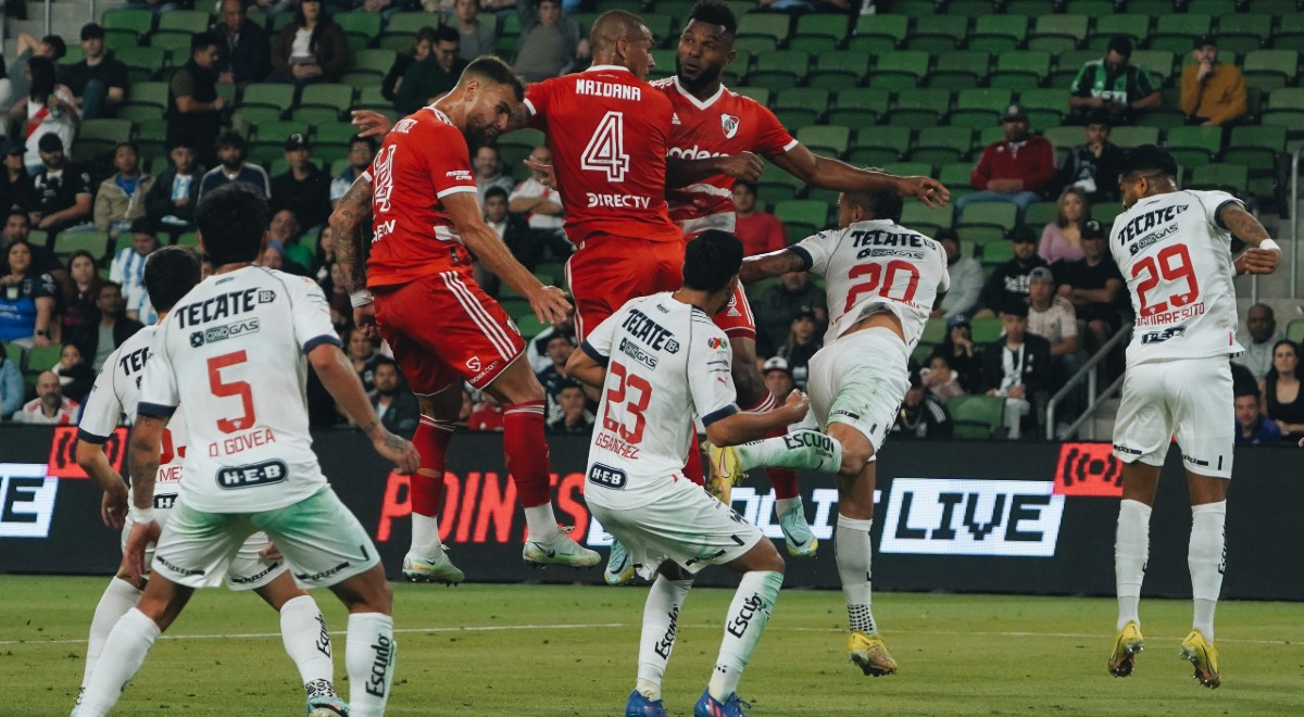 Monterrey could not overcome River Plate and lost by a goal from Lucas Beltrán.