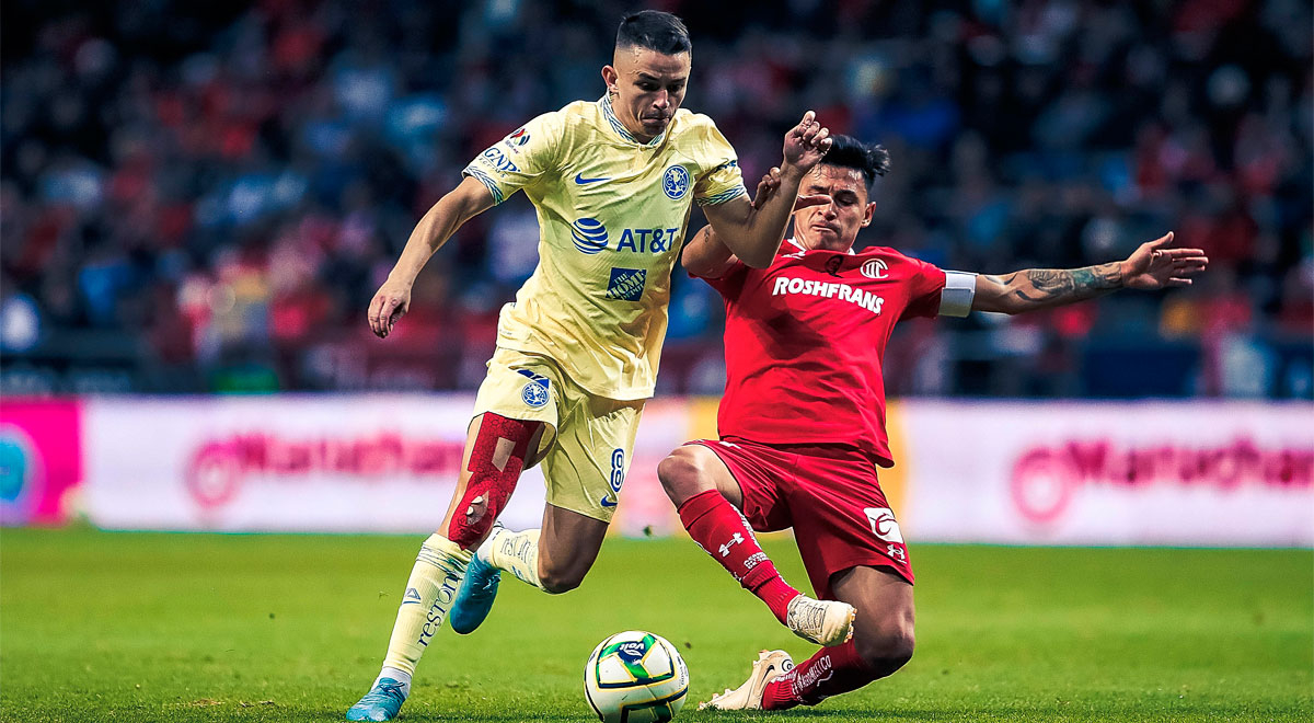 In a thrilling match, Toluca and America drew 2-2 at the Nemesio Diez.